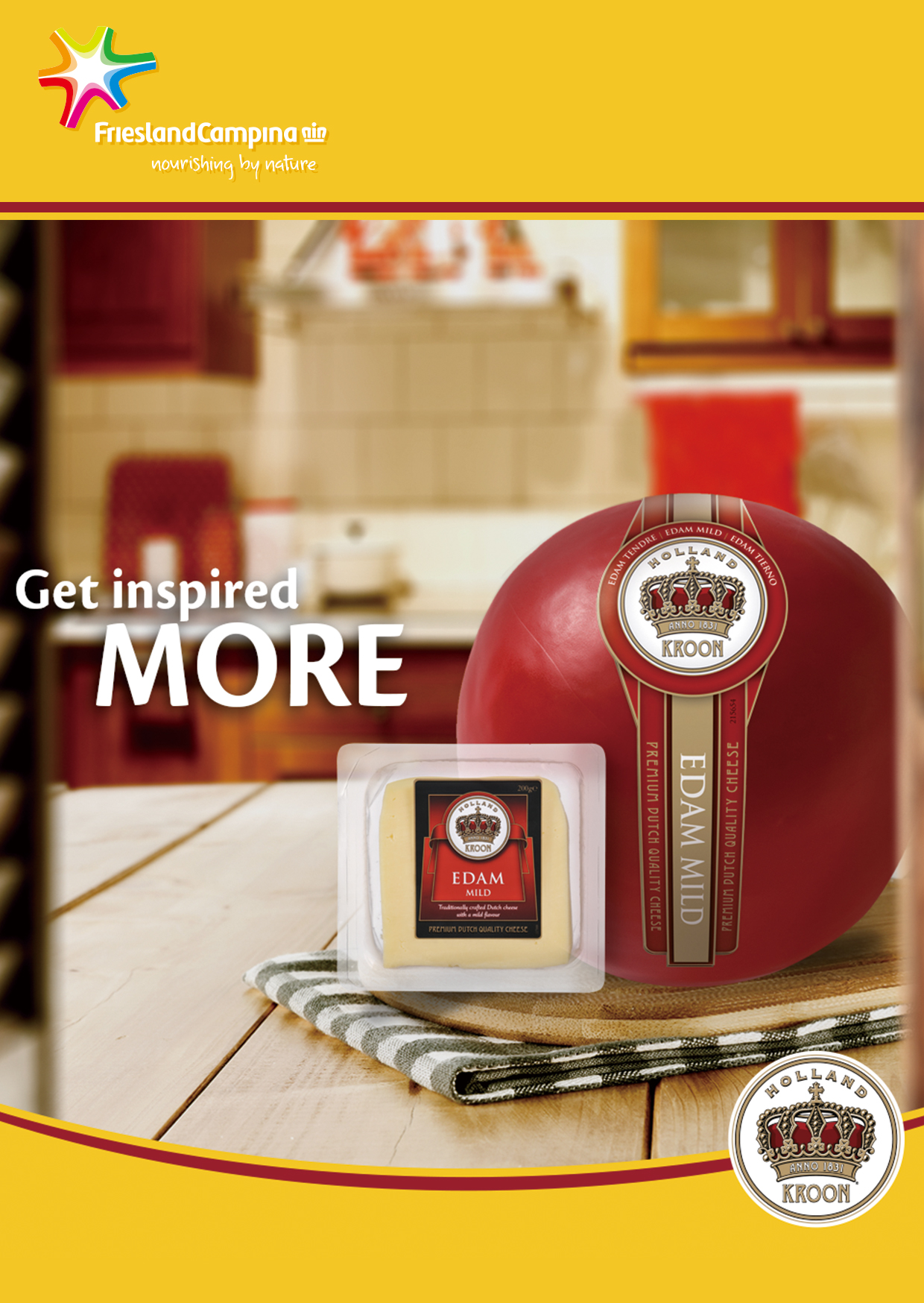 Silver Gala Sponsor Friesland Campina brings the best cheeses from the